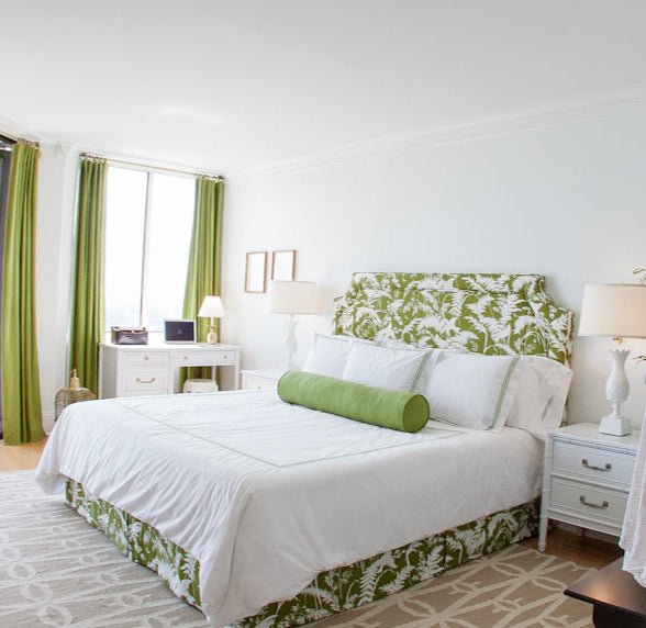 Sferra - Grande Hotel Fern Green Bedding at Fig Linens and Home