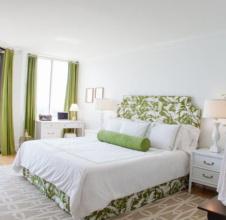 Sferra - Grande Hotel Fern Green Bedding at Fig Linens and Home