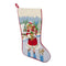 Holiday Stocking - Ice Skater Girl Stocking in Red by Sferra Linens at Fig Linens and Home