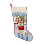 Holiday Stocking - Ice Skater Girl Stocking in Red by Sferra Linens at Fig Linens and Home