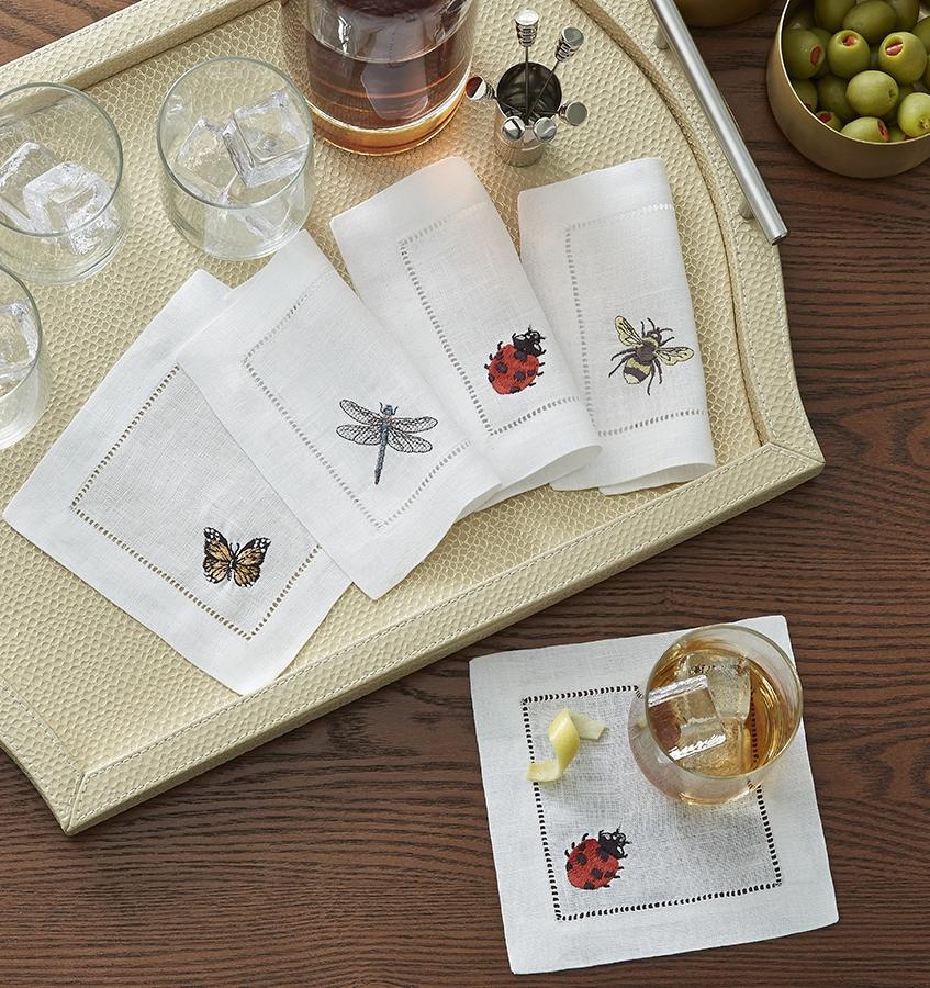 Sferra Insetti Napkins - Thumbnail 4