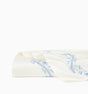 Isabella Embroidered Flat Sheet by Sferra x Scalamandre in Ivory/Sea at Fig Linens and Home - 4