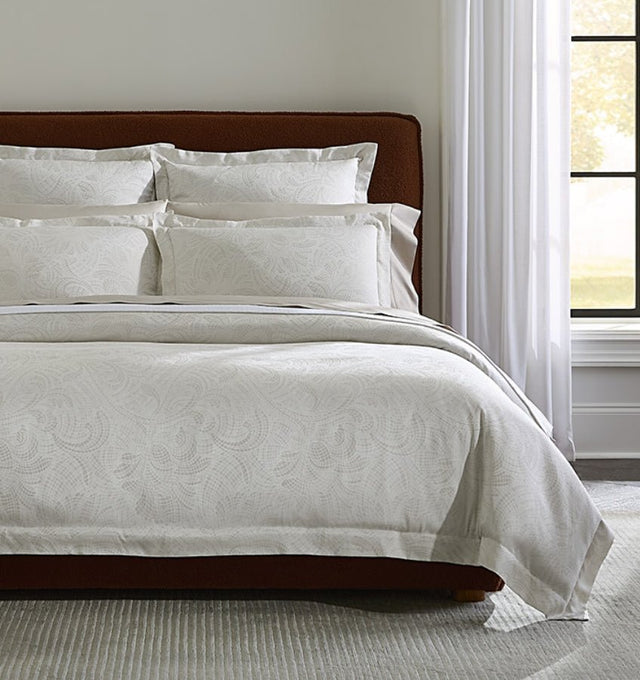 Duvet Covers and Shams - Leonessa Ivory Bedding by Sferra Linens at Fig Linens and Home 1