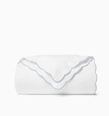 Limana - Full/Queen Duvet Cover 88X92 White/Sea Sferra