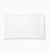 Limana - Standard Pillow Case 22X33 White/Sea Sferra