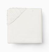 Sferra Spring26 Luxor Fitted Sheet Oyster Silo at Fig Linens And Home