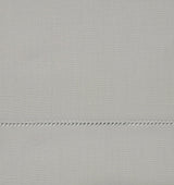 Sferra Spring26 Luxor Flat Sheet Silver Swatch at Fig Linens And Home
