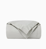 Sferra Spring26 Luxor Duvet Cover Silver at Fig Linens And Home