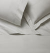 Sferra Spring26 Luxor Flat Sheet Silver Vignette at Fig Linens And Home