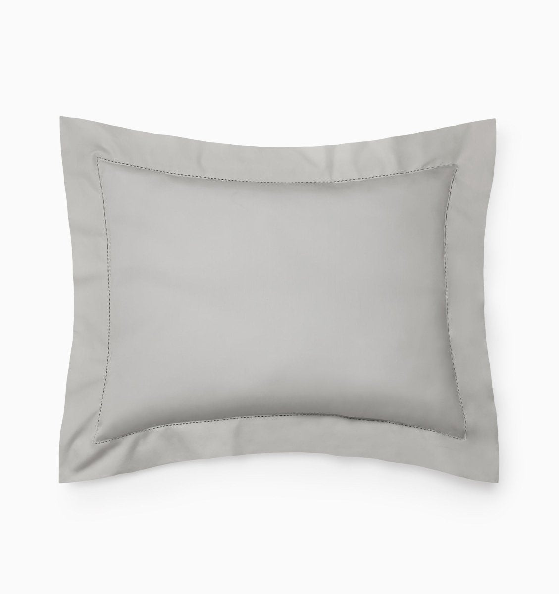 Sferra Spring26 Luxor Standard Sham Silver Silo at Fig Linens And Home