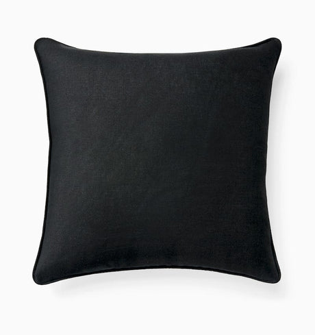 Manarola Natural and Black Decorative Pillow by Sferra DECORATIVE PILLOW 20X20 Natural/BLACK at FIG LINENS AND HOME 2