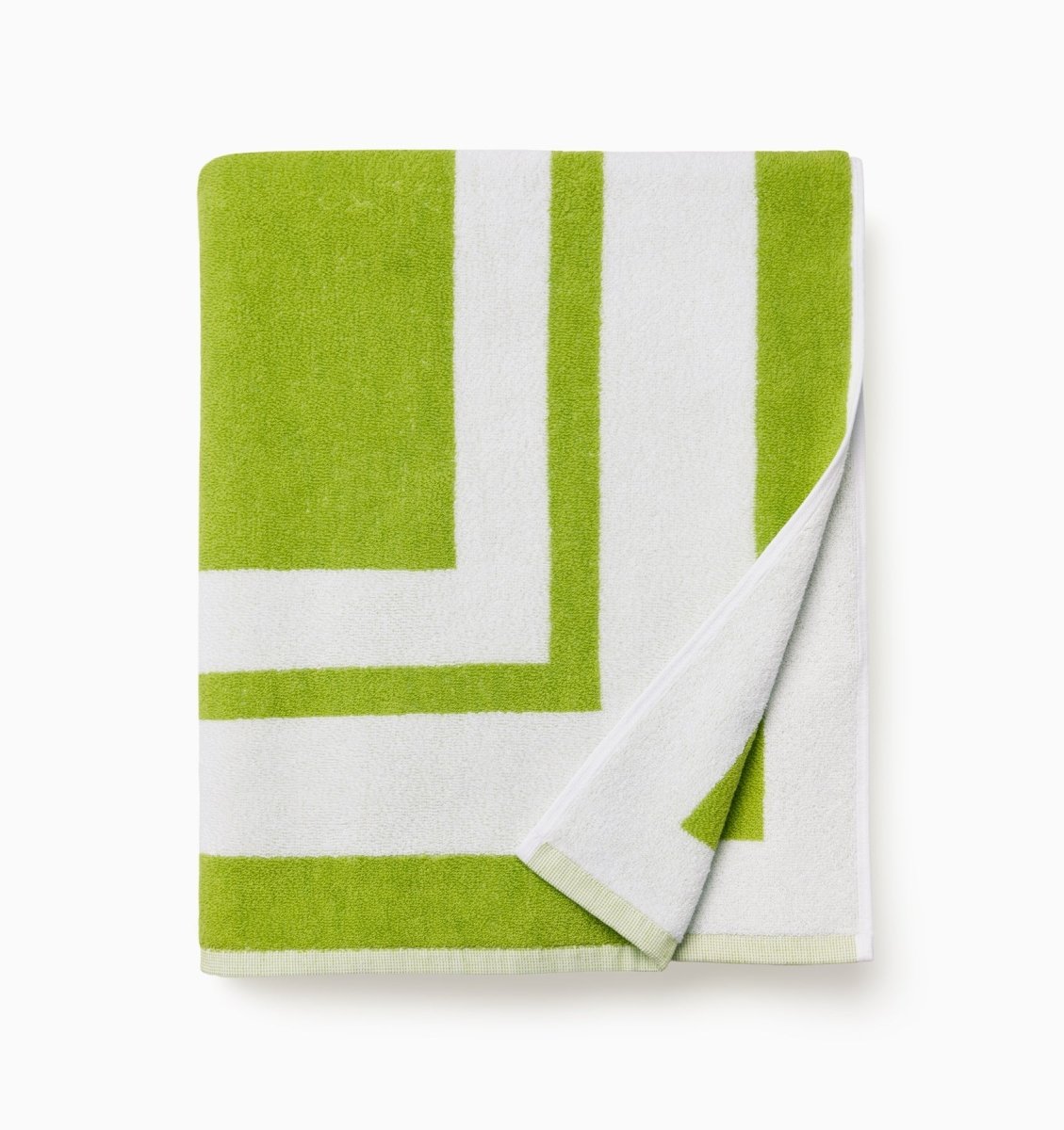 Mareta Beach Towel by Sferra Linens Kiwi 40" x 70" Beach Towel at FIG LINENS AND HOME 2
