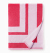 Mareta Beach Towel by Sferra Linens Pink 40" x 70" Beach Towel at FIG LINENS AND HOME 16