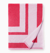 Sferra Mareta Beach Towel in Pink at Fig Linens and Home - 1