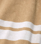 Sferra Mareta Beach Towel in Sand at Fig Linens and Home - 2