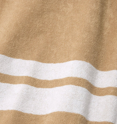 Sferra Mareta Beach Towel in Sand at Fig Linens and Home - 2