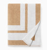 Sferra Mareta Beach Towel in Sand at Fig Linens and Home - 1