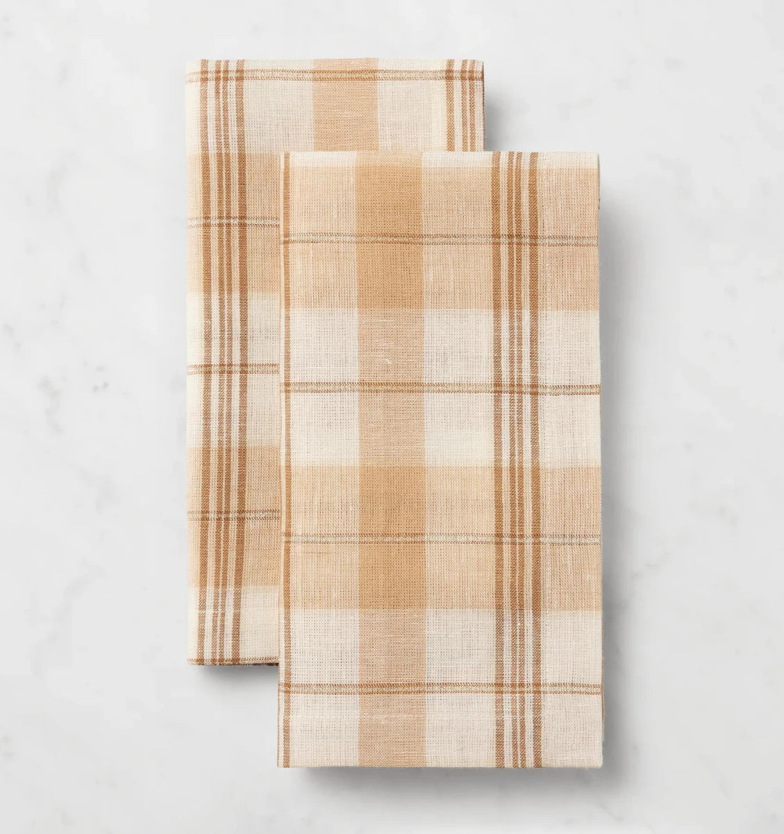 Masseria Dinner Napkins by Sferra Linens in Almond/Oyster at Fig Linens and Home - 1