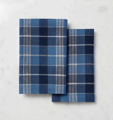 Masseria Guest Towel by Sferra Linens in Cadet/Navy at Fig Linens and Home - 1