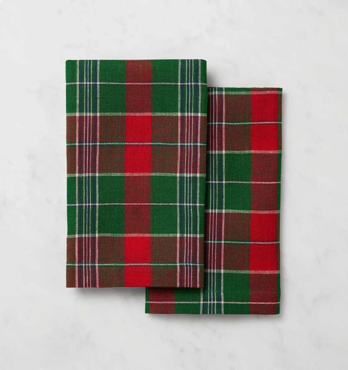 Masseria Guest Towel by Sferra Linens in Emerald/Red at Fig Linens and Home - 1