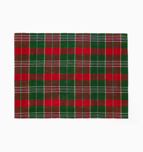 Masseria Placemats by Sferra Linens in Emerald/Red at Fig Linens and Home - 5
