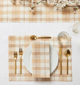Masseria Table Runner by Sferra Linens in Almond/Oyster at Fig Linens and Home - 5