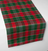 Masseria Table Runner by Sferra Linens in Emerald/Red at Fig Linens and Home - 1