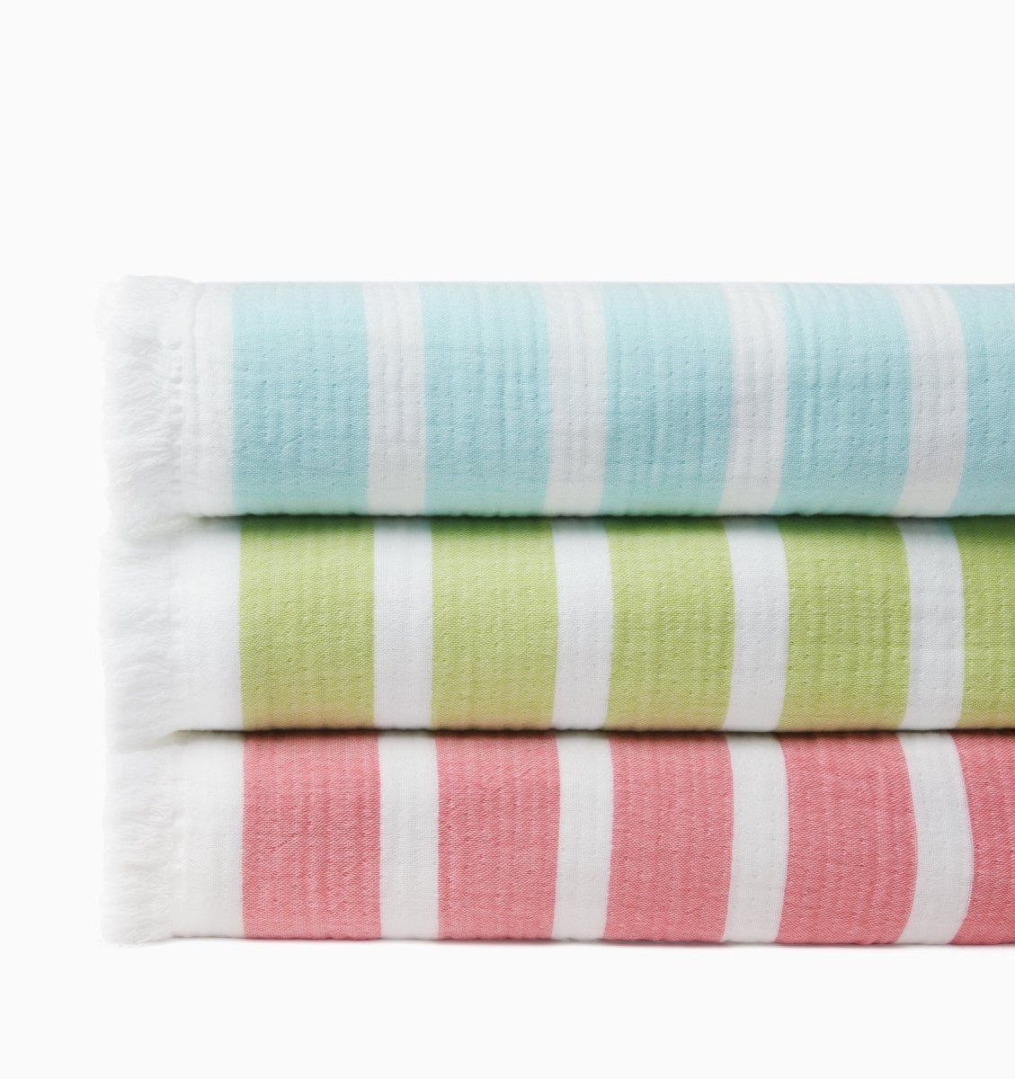 Merlata Beach Blanket by Sferra Linens Clearwater 70" x 70" Beach Blanket at FIG LINENS AND HOME 1