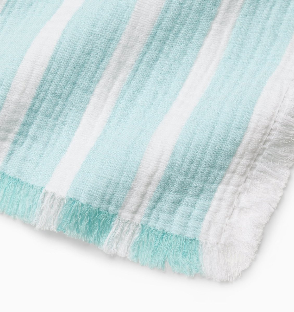 Merlata Beach Blanket by Sferra Linens Coral 70" x 70" Beach Blanket at FIG LINENS AND HOME 12