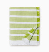 Merlata Beach Blanket by Sferra Linens Kiwi 70" x 70" Beach Blanket at FIG LINENS AND HOME 10