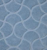 Oasi Towels by Sferra Linens at Fig Linens and Home - Sea Blue Color View 4