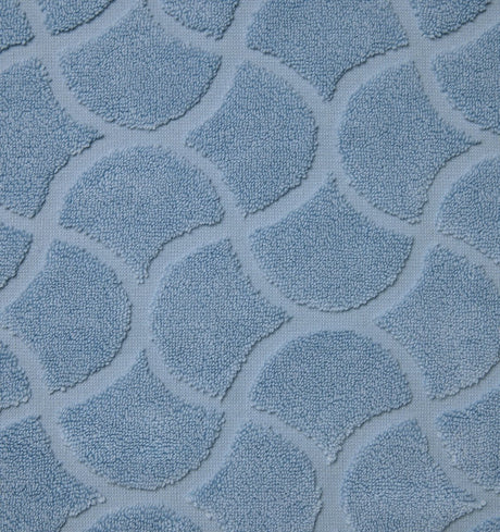 Oasi Towels by Sferra Linens at Fig Linens and Home - Sea Blue Color View 4