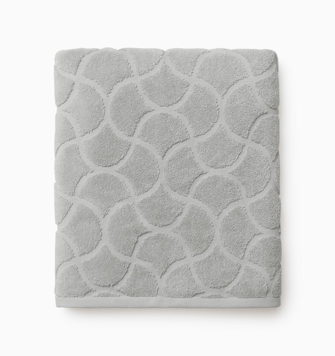 Oasi Towels by Sferra Linens at Fig Linens and Home - Platinum Grey Color View 1