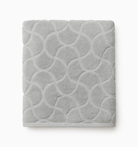 Oasi Towels by Sferra Linens at Fig Linens and Home - Platinum Grey Color View 1
