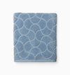 Oasi Towels by Sferra Linens at Fig Linens and Home - Sea Blue Color View 1