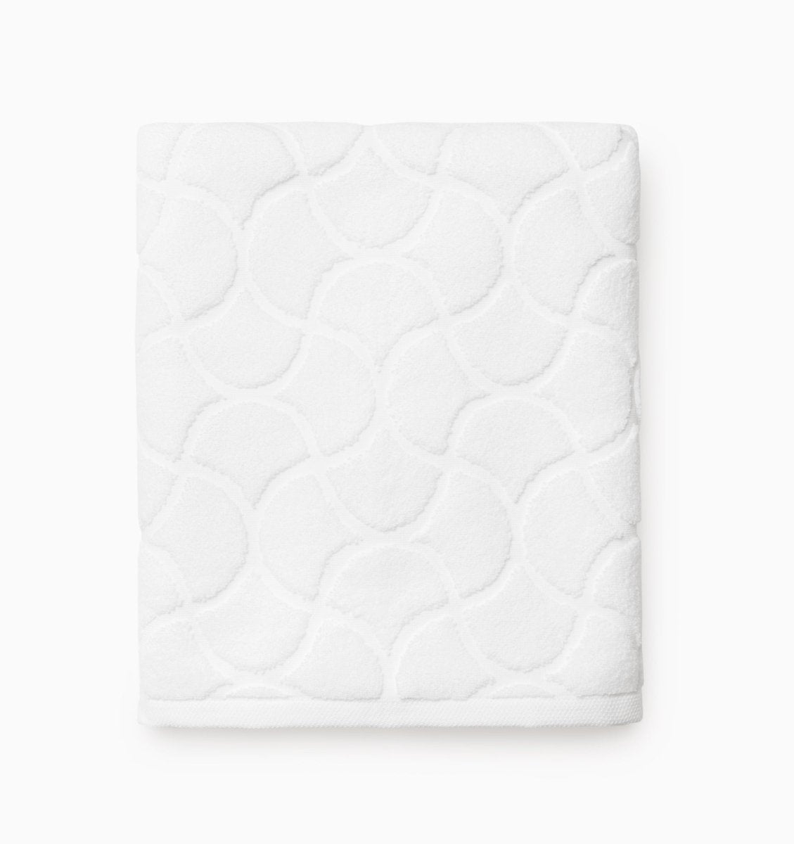Oasi Towels by Sferra Linens at Fig Linens and Home - White Color View 1
