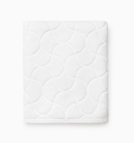 Oasi Towels by Sferra Linens at Fig Linens and Home - White Color View 1