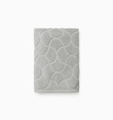 Oasi Towels by Sferra Linens at Fig Linens and Home - Platinum Grey Color View 2