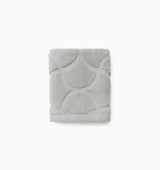 Oasi Towels by Sferra Linens at Fig Linens and Home - Platinum Grey Color View 3