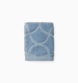 Oasi Towels by Sferra Linens at Fig Linens and Home - Sea Blue Color View 3
