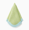 Ondulato Dinner Napkins Set of 4 by Sferra S/4 Dinner Napkin 20X20 KIWI/CLEARWATER at FIG LINENS AND HOME 1