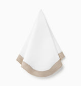 Ondulato Dinner Napkins Set of 4 by Sferra S/4 Dinner Napkin 20X20 WHITE/NATURAL at FIG LINENS AND HOME 3