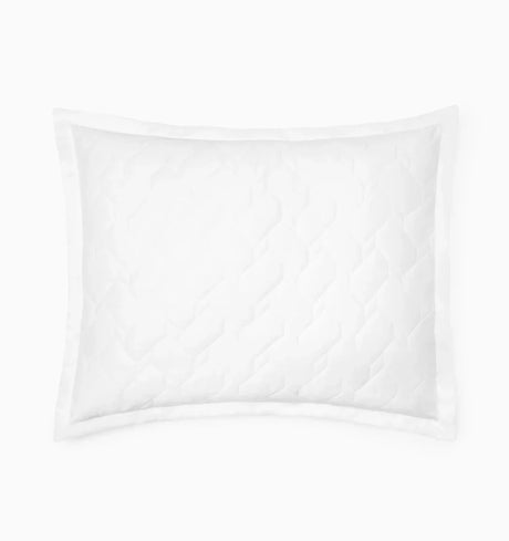 Palatino Sham by Sferra Linens in White at Fig Linens and Home - 4