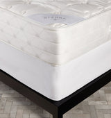 Perrio White Box Spring Cover by Sferra at Fig Linens and Home