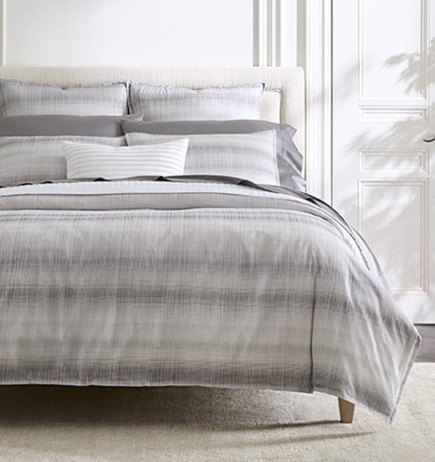 Sferra Linens Duvet Covers and Shams - Perugia Lunar Bedding at Fig Linens and Home