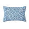 Pondicherry Decorative Pillows by Sferra Blue Lumbar Pillow