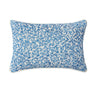 Pondicherry Decorative Pillows by Sferra Blue Lumbar Pillow
