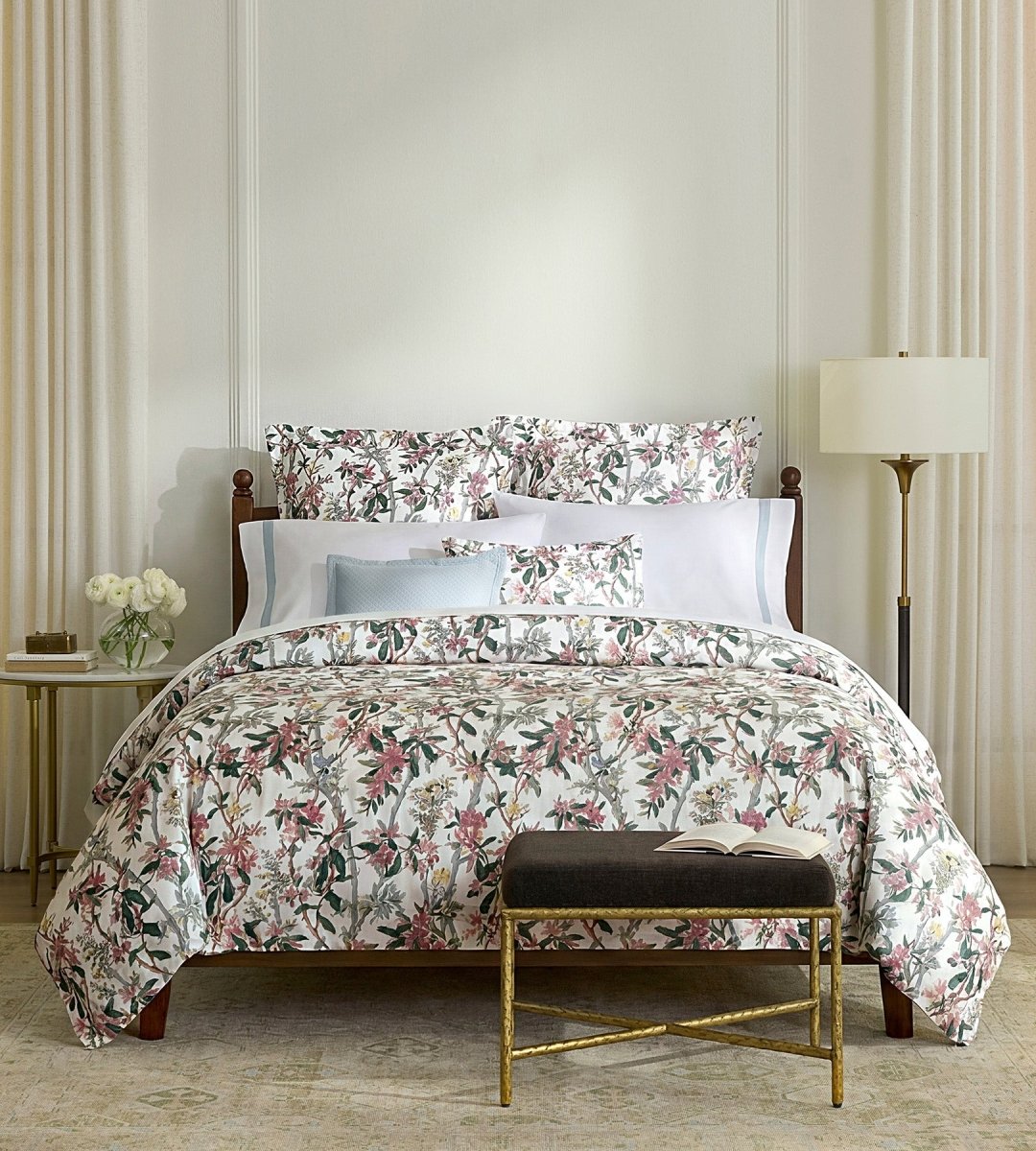Ramaglia Sham by Sferra Linens in Blush at Fig Linens and Home - 6