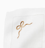 Regalo Cocktail Napkins by Sferra Linens in White/Beige at Fig Linens and Home - 3