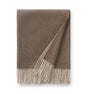 Renna Walnut Throw by Sferra - Cashmere Throw Blankets at Fig Linens